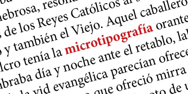 Microtipografía (III)